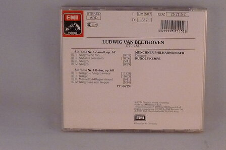 Beethoven - Synfonien 4,5 / Rudolf Kempe