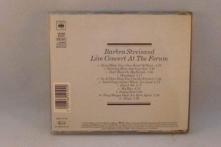 Barbra Streisand - Live Concert at the Forum
