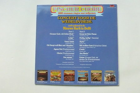 Fischer Ch&ouml;re - Concert voor de wereldvrede (LP)