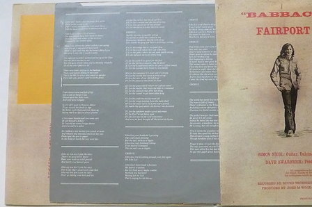 Fairport Convention &lrm;&ndash; &quot;Babbacombe&quot; Lee (LP)