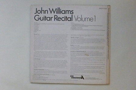 John Williams - Guitar Recital 1 (LP)