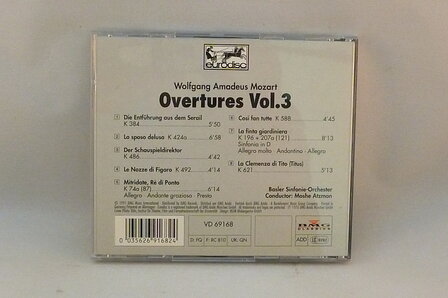 Mozart - Overtures vol.3 / Atzmon