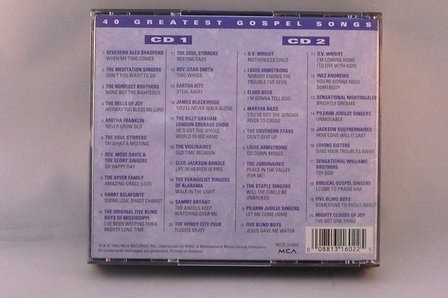 40 Greatest Gospel Songs (2 CD)