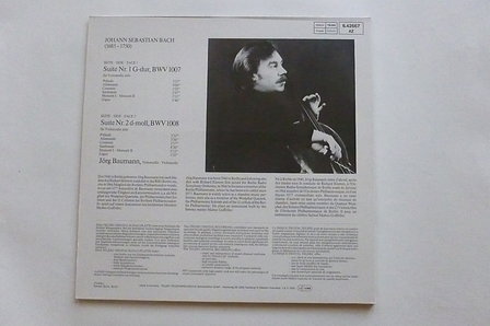 Bach - Suiten fur Violoncello / J&ouml;rg Baumann (LP)