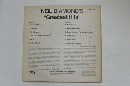 Neil Diamond - Greatest Hits (joy LP)