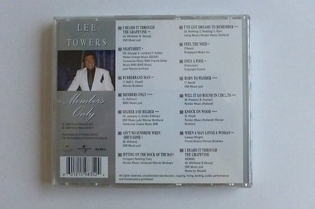 Lee Towers - Members only