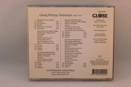 Telemann - Ouverture, concerti / Les Elements Amsterdam