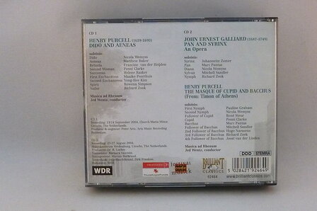 Purcell - Dido and Aeneas / Jed Wentz (2 CD)