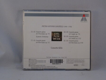 Locatelli - Concerti Grossi / Concerto K&ouml;ln