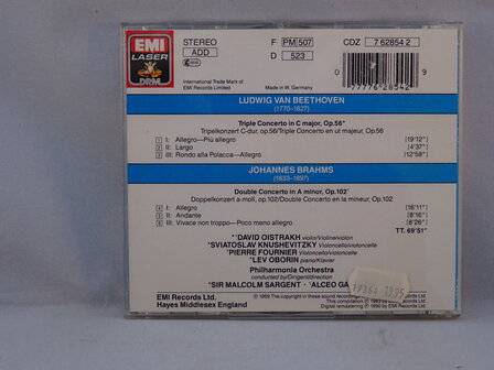 Beethoven - Triple Concerto / Oistrakh , Sargent