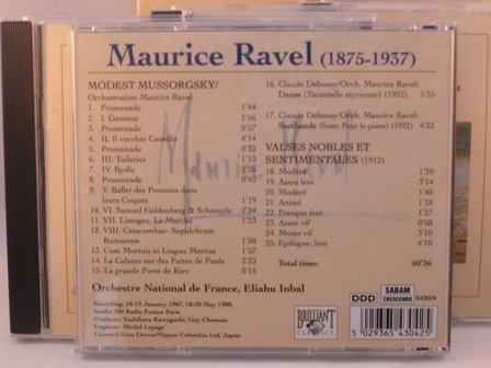 Ravel - Complete Orchestral Works / E. Inbal (4 CD)