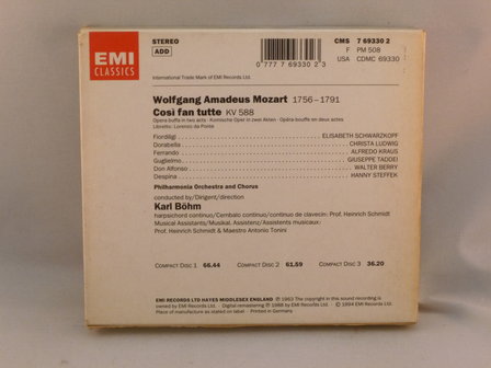 Mozart - Cosi Fan Tutte / B&ouml;hm ( 3 CD)