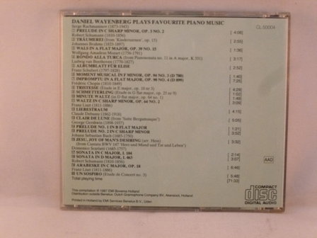 Daniel Wayenberg plays favourite Piano Music