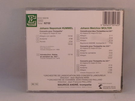 Hummel , Molter - Concertos / Maurice Andre