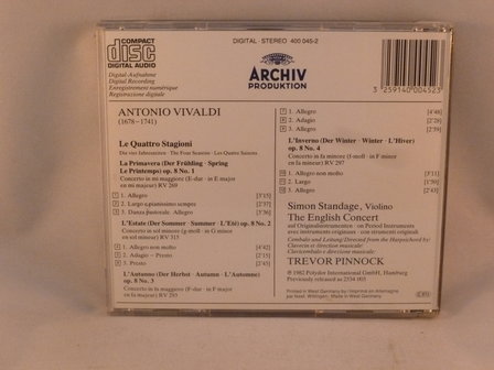 Vivaldi - Le Quattro Stagioni / Trevor Pinnock (Archiv)