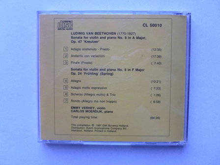 Emmy Verhey - Beethoven / Carlos Moerdijk