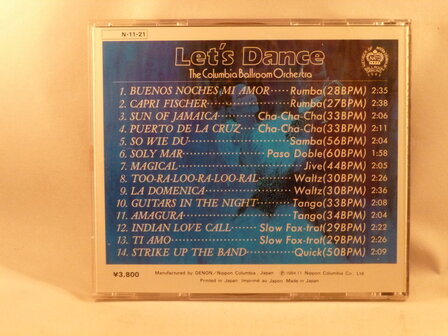 The Columbia Ballroom Orchestra - Let&#039;s Dance vol.1