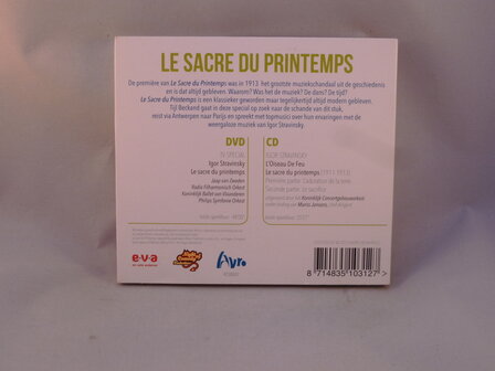 Stravinsky - Le sacre du printemps / jaap van Zweden (CD+ DVD)