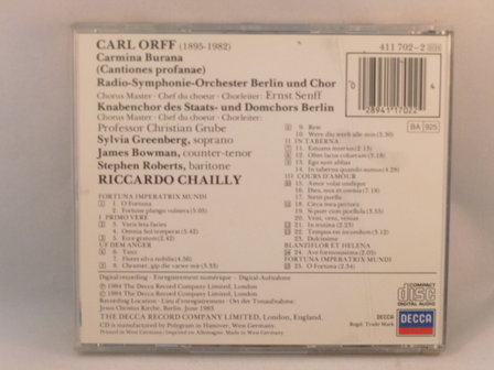 Carl Orff - Carmina Burana (Ricardo Chailly)