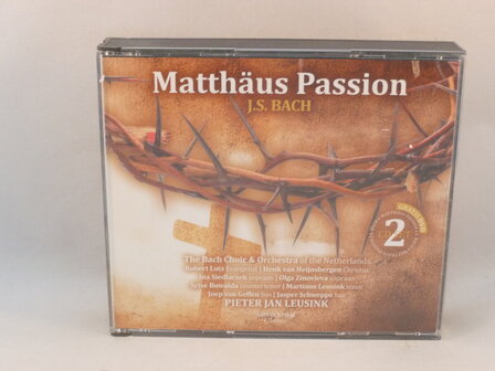 Bach - Matth&auml;us Passion / Pieter Jan Leusink (2CD + DVD)