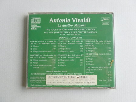 Vivaldi - De vier jaargetijden / Jaap van Zweden (fidelio)