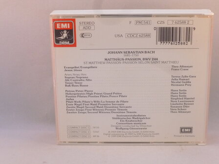 Bach - Matth&auml;us Passion / G&ouml;nnenwein (3 CD)