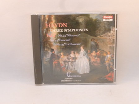 Joseph Haydn - Three Symp. 44, 49 &amp; 43 Cantilena Adrian Shepherd