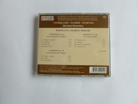 Mozart - Symph. 35,38 &amp; 40 / Netherlands Chamber Orchestra