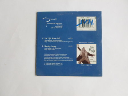 Rob de Nijs - De tijd staat stil (CD Single)