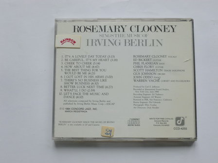 Rosemary Clooney - sings the music of Irving Berlin