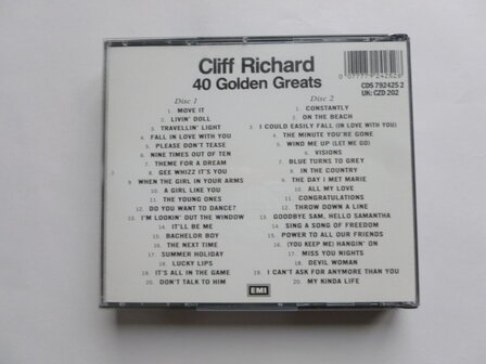 Cliff Richard - 40 Golden Greats (2 CD)