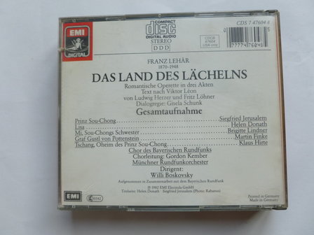 Lehar - Land des L&auml;chelns / Willi Boskovsky (2 CD)