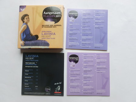 Aangenaam Klassiek 2011 / Lavinia Meijer speelt Philip Glass (3 CD)
