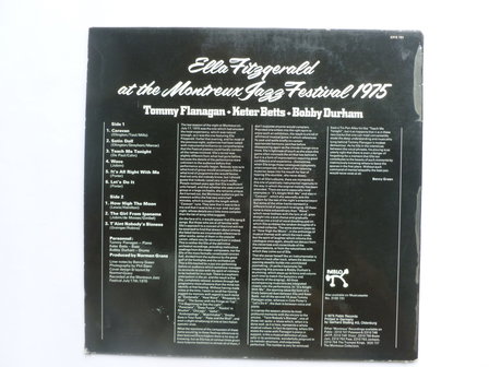 Ella Fitzgerald &lrm;&ndash; Ella Fitzgerald At The Montreux Jazz Festival 1975