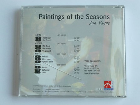 Jan Vayne - Paintings of the Seasons (gesigneerd)