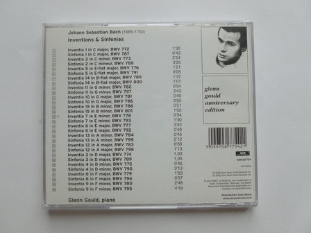 Glenn Gould - Bach: The Two and Three Part Inventions