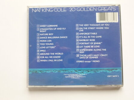 Nat King Cole - 20 Golden Greats