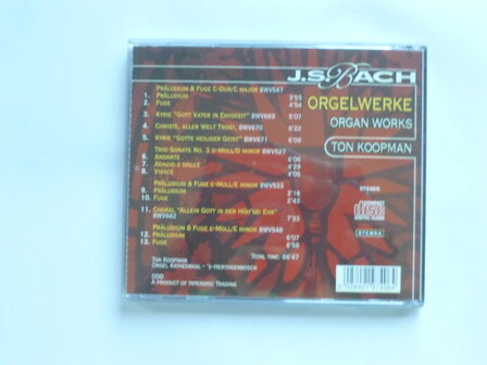 Bach - Orgelwerke vol 6 / Ton Koopman
