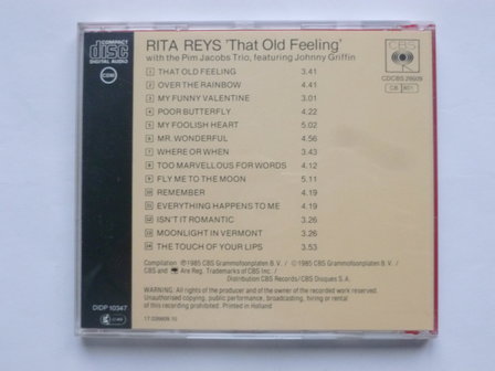 Rita Reys - That old feeling