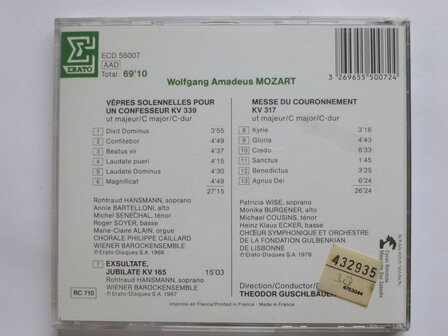 Mozart - Vepres Solennelles / Guschlbauer