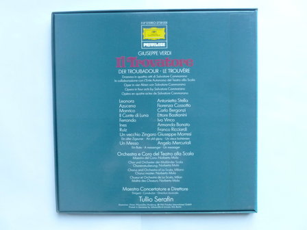 Verdi - Il Trovatore / Stella, Bergonzi, Tullio Serafin (3 LP)