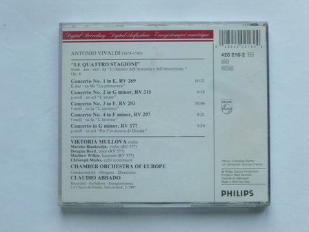 Vivaldi - Le Quattro Stagioni / Viktoria Mullova ,Claudio Abbado