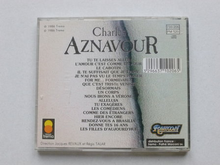 Charles Aznavour - Tu te laisses aller / Trema