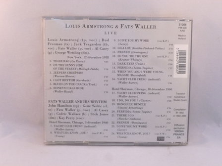 Louis Armstrong &amp; Fats Waller &lrm;&ndash; Live 1938 / 1940