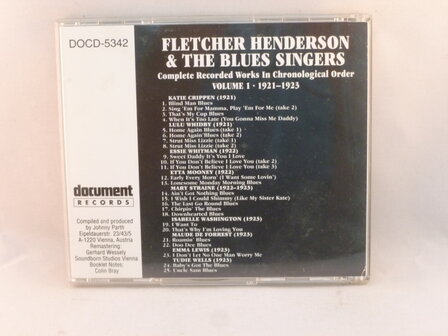 Fletcher Henderson &amp; The Blues Singers. Volume 1
