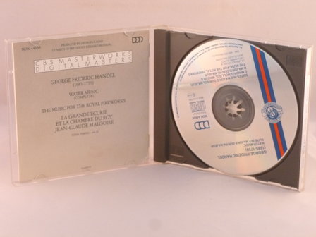 Handel - water music, fireworks / JEAN-CLAUDE MALGOIRE 