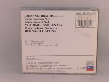 Brahms - piano concerto / Vladimir Ashkenazy