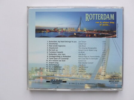 Rotterdam vanaf de brug gezien