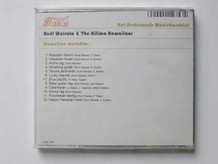 Rudi Wairata and the Klilima Hawaiians  - Hawaiian Melodies