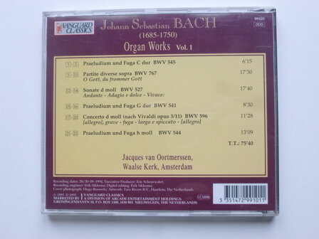 J.S. Bach - Organ Works vol.1 / Jacques van Oortmerssen